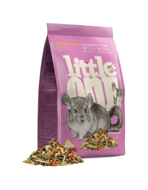 Little One Voer Voor Chinchilla - Knaagdierenvoer - 900 g