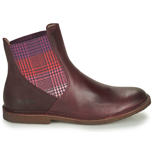 Kickers - TINTO - Bordeaux foncé