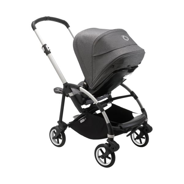 Bugaboo Bee 6 Complete Kinderwagen Alu Frame - Grey Melange