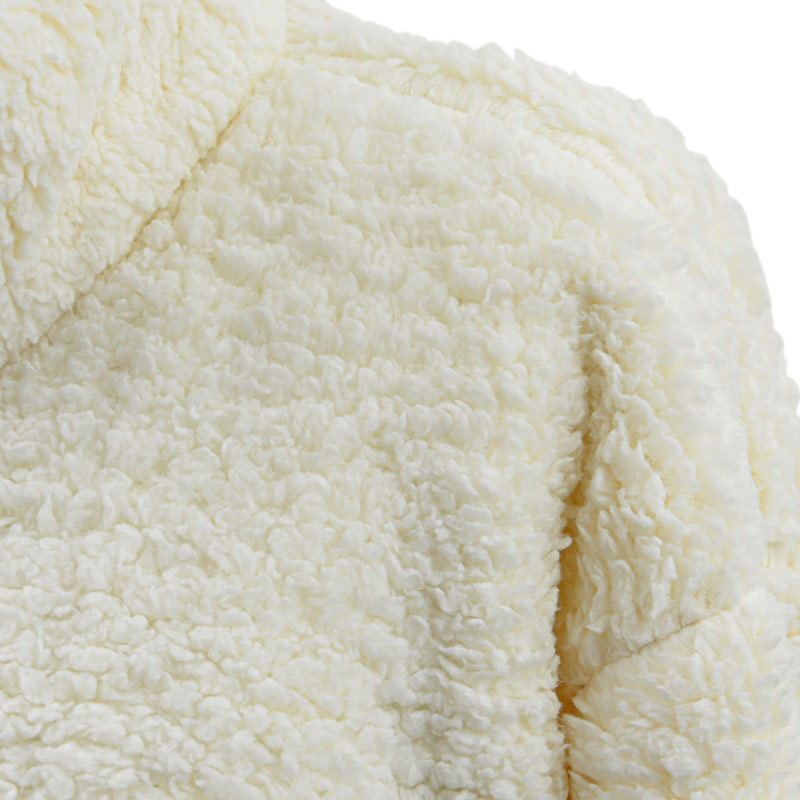 Sweat sherpa 'Homewear' écru