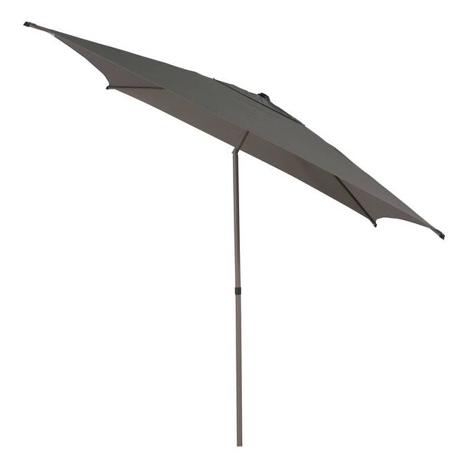 Parasol droit carré inclinable SOYA Café