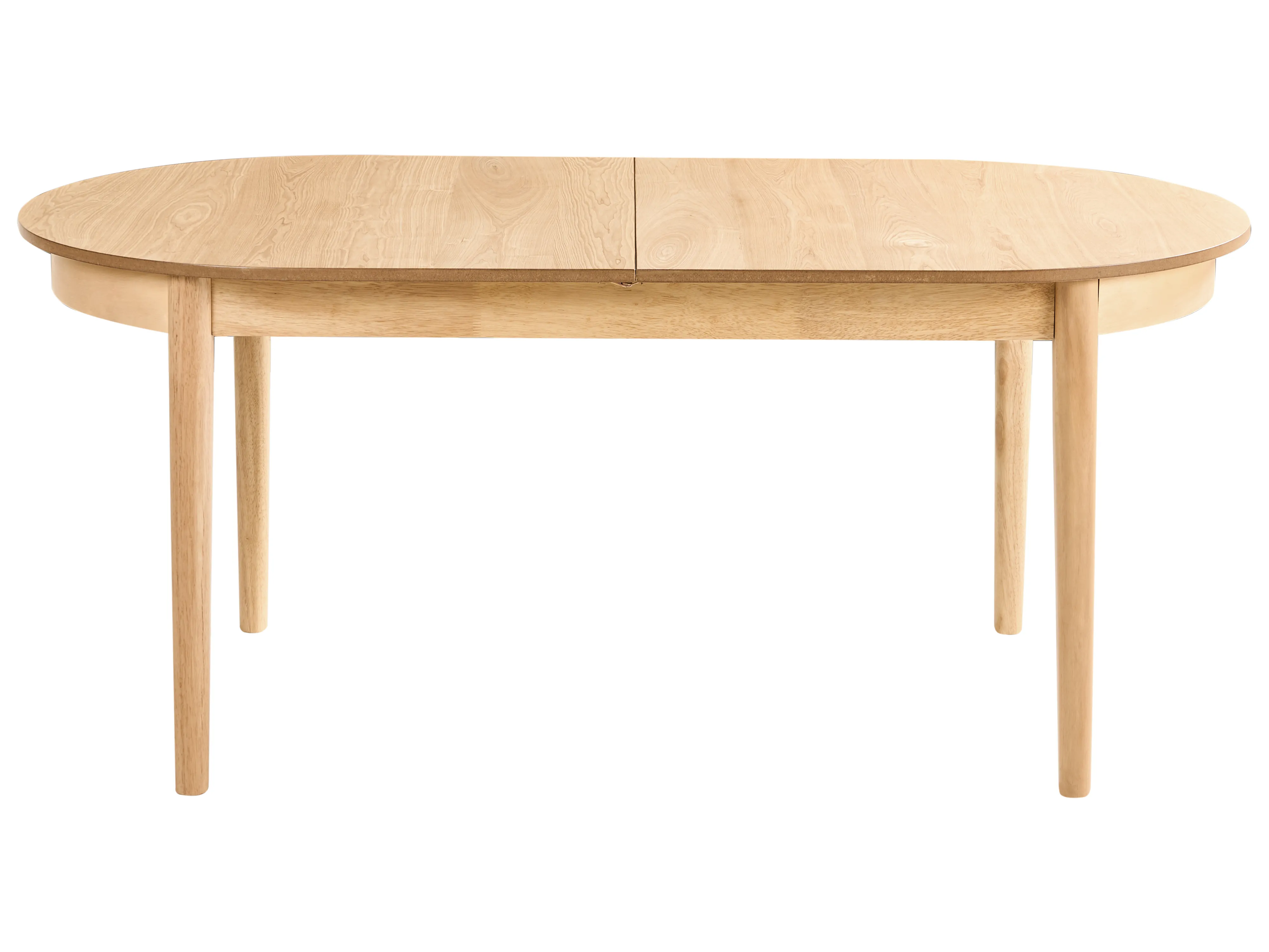 Eettafel uitschuifbaar LARTO Licht essenhout 90 cm 180/220 cm