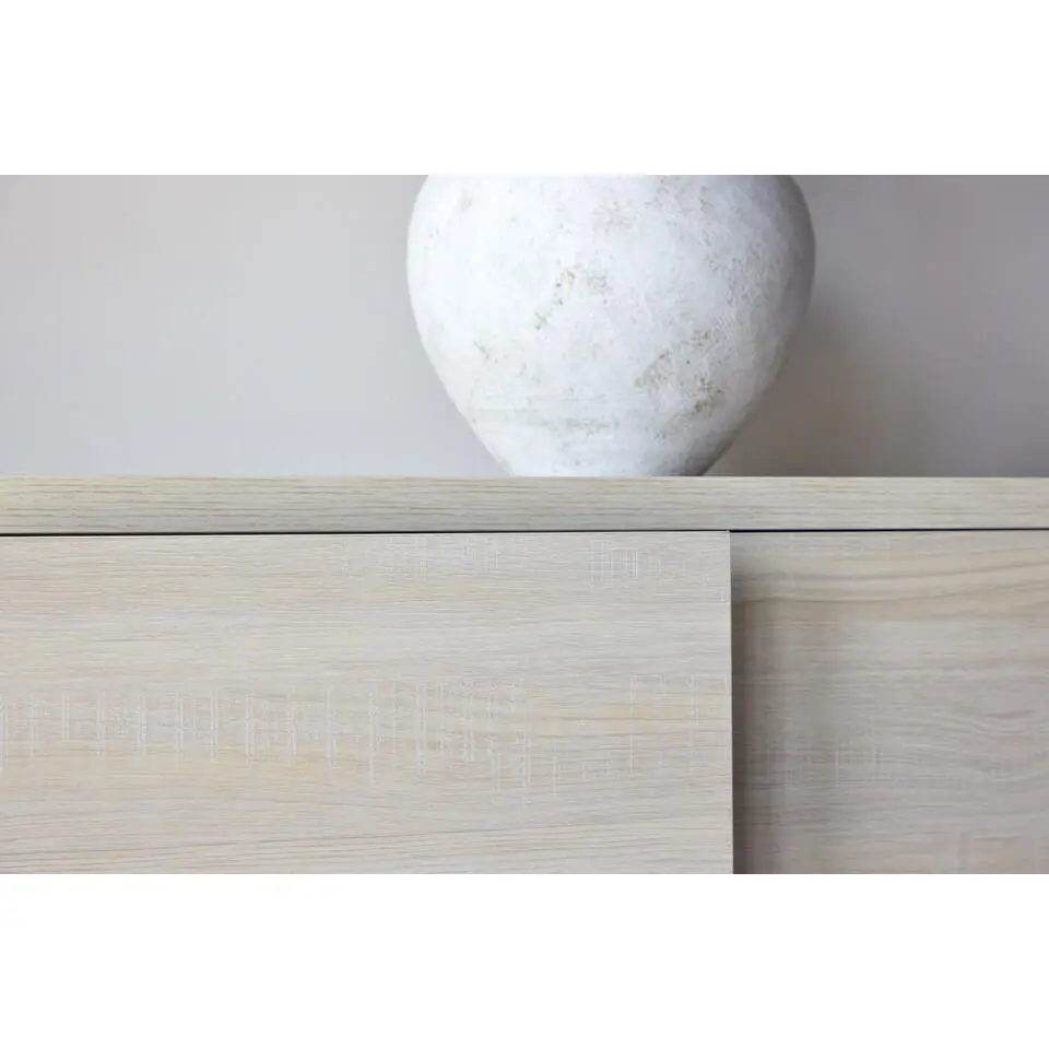 Tv-meubel Whitewash MDF - 180x45x35cm - Nomi
