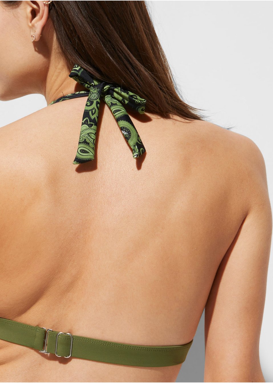 Haut de bikini dos nu en polyamide recyclé
