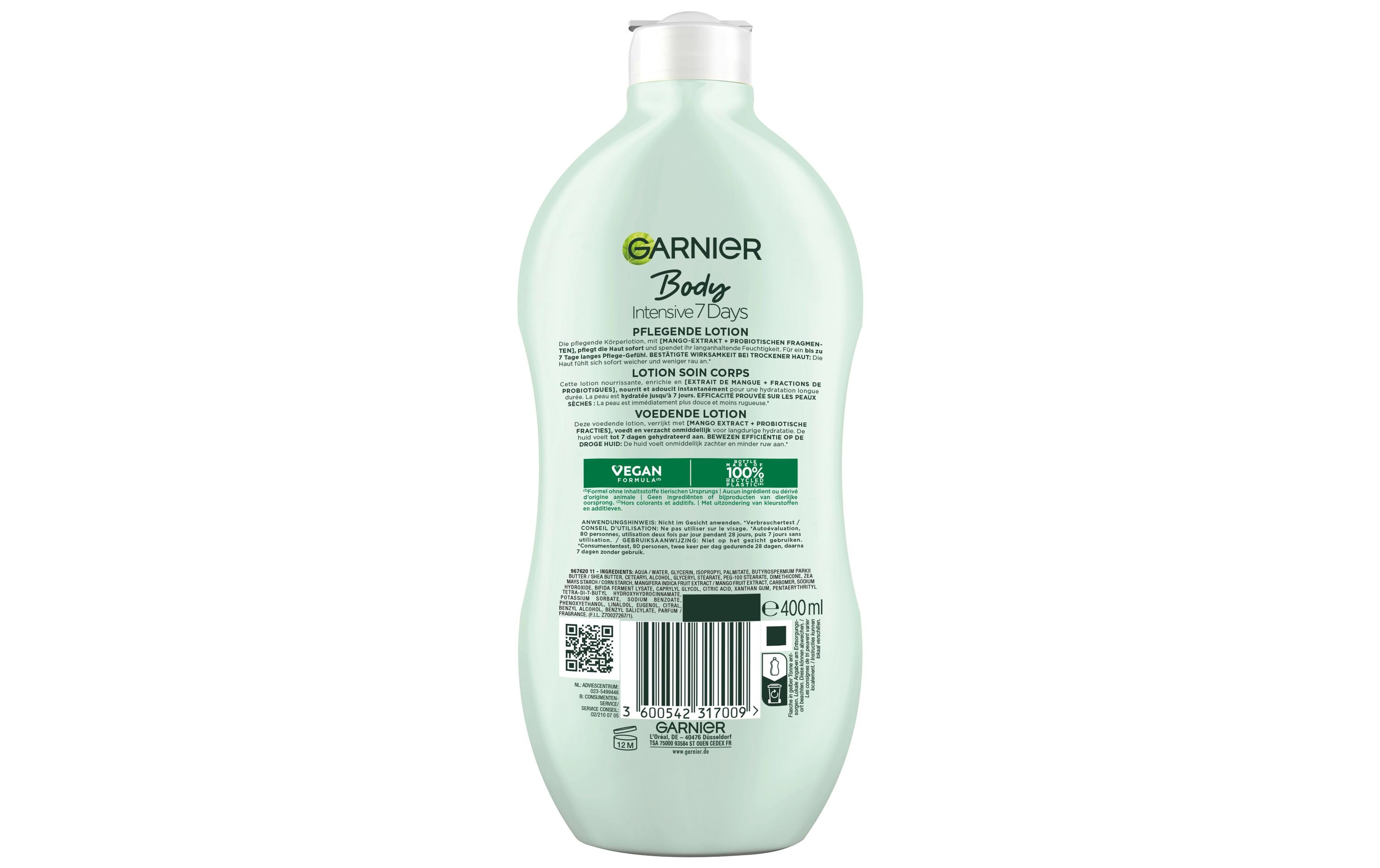 Body Lotion Mango 400 ml1 StückKörperpflege versorgt trockene, raue Haut mit langanhaltender Feuchtigkeit