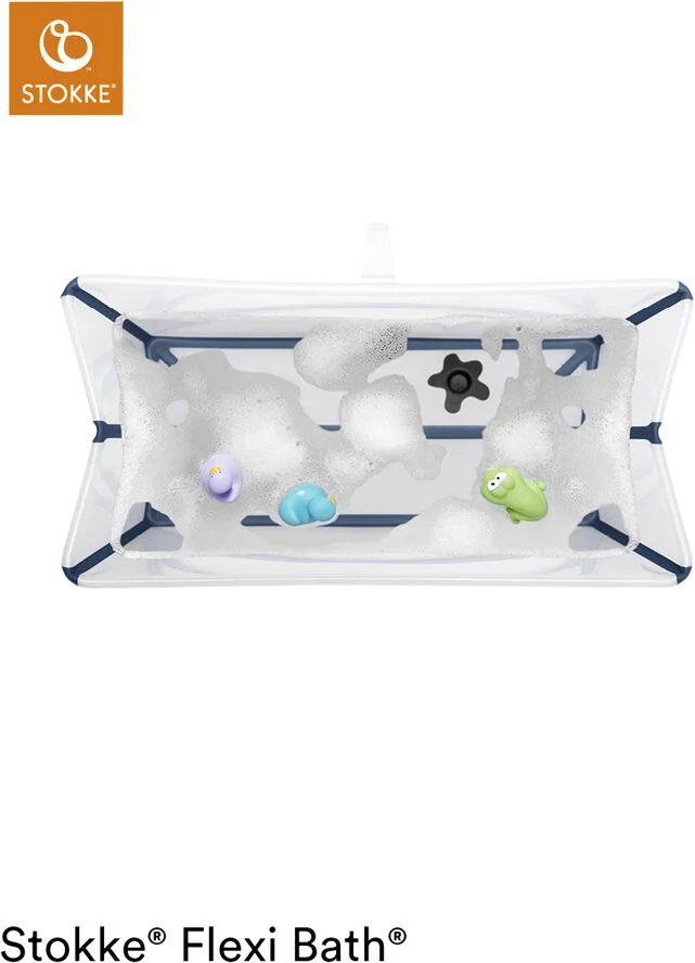 Stokke Stokke Flexi Bath X-Large Transparent Blue Transparent & blå