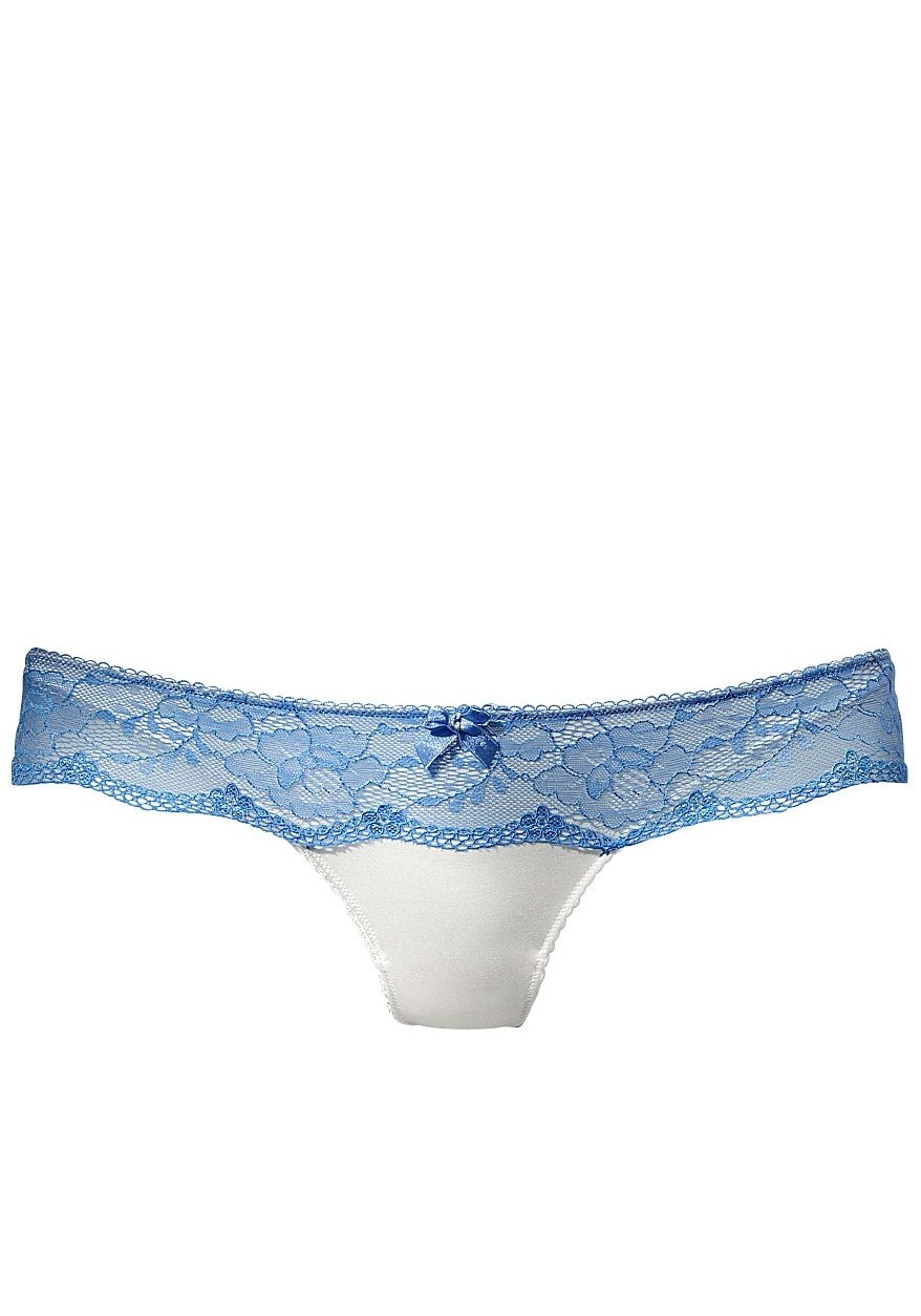LASCANA String , mit breitem Bund aus blumiger Spitze, Dessous