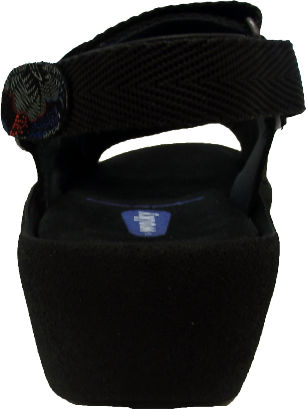 Wolky Sandale Jewel  Suede schwarz/blau