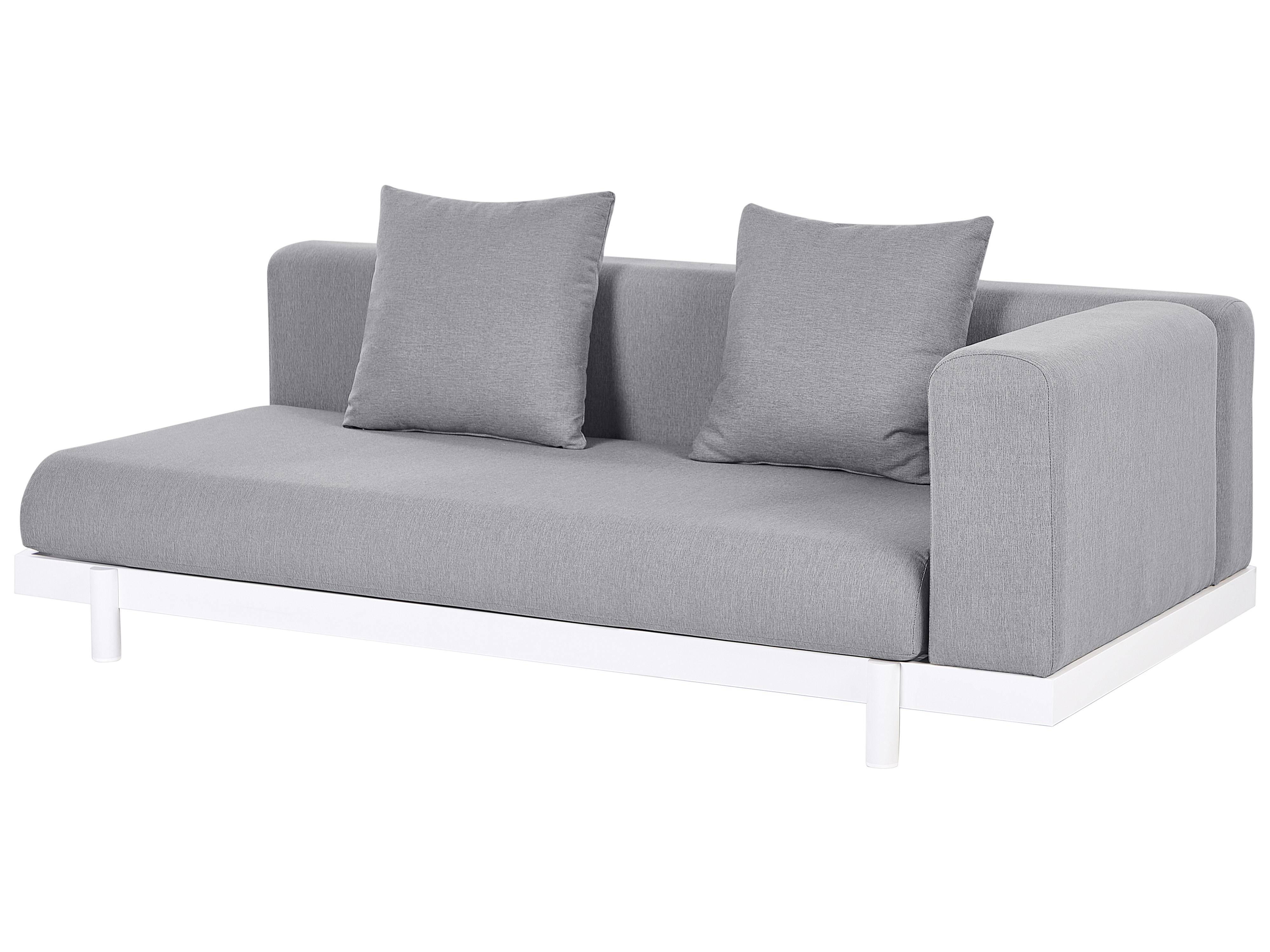 Tuin hoekloungeset met tafel 5-zits MISSANELLO Grijs