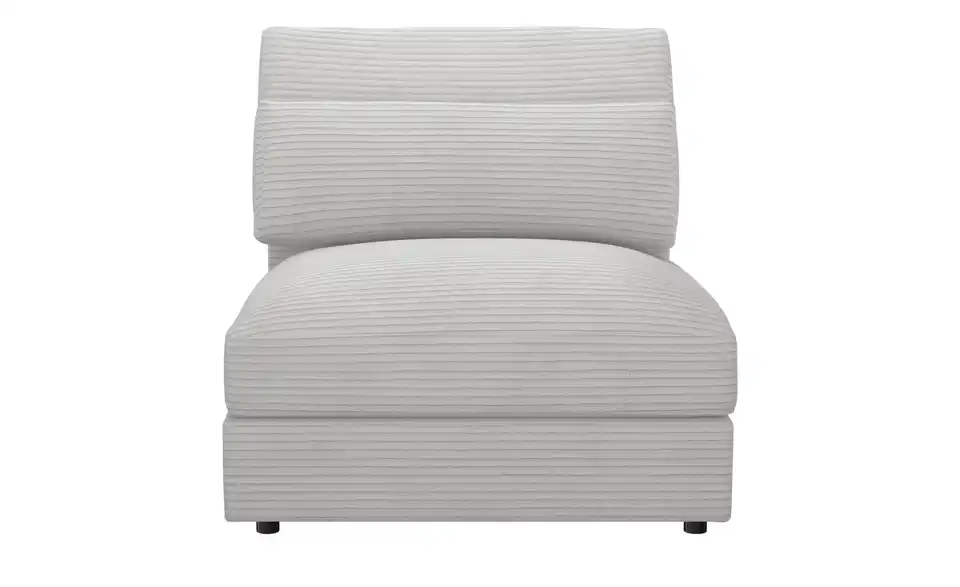 Element Branna Hellgrau Cordstoff 1-Sitzer