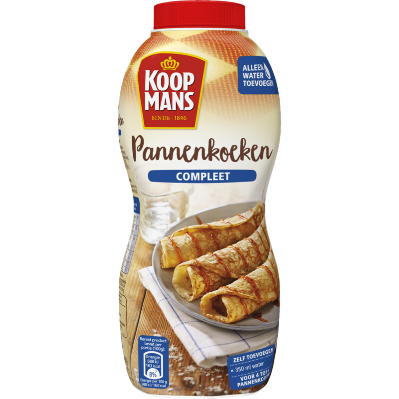 Koopmans Schudfles pannenkoeken compleet