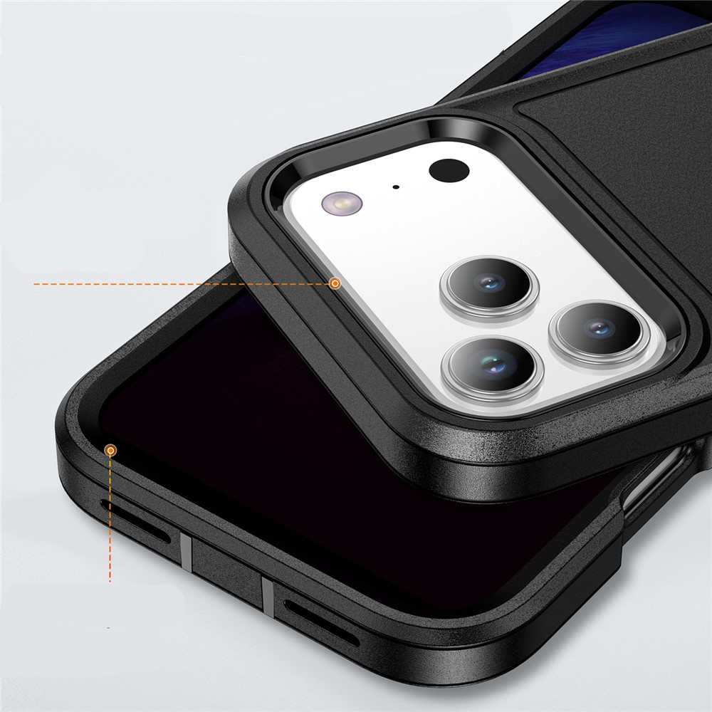 iPhone 17 Pro Outdoor Hybrid Schutz Hülle Defender - Dunkelblau