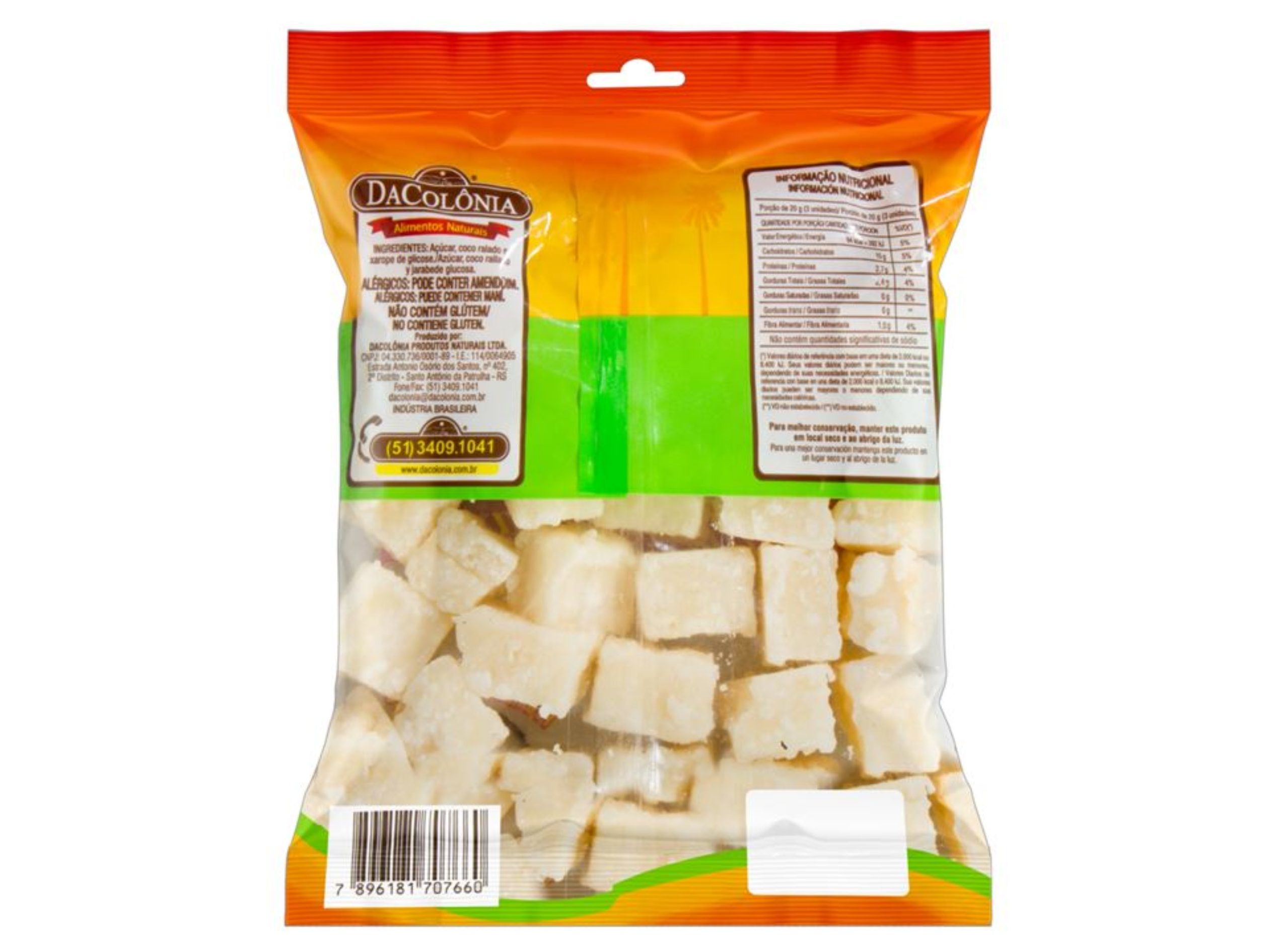 RAPADURINHA DACOLÔNIA DOCE DE COCO 160G