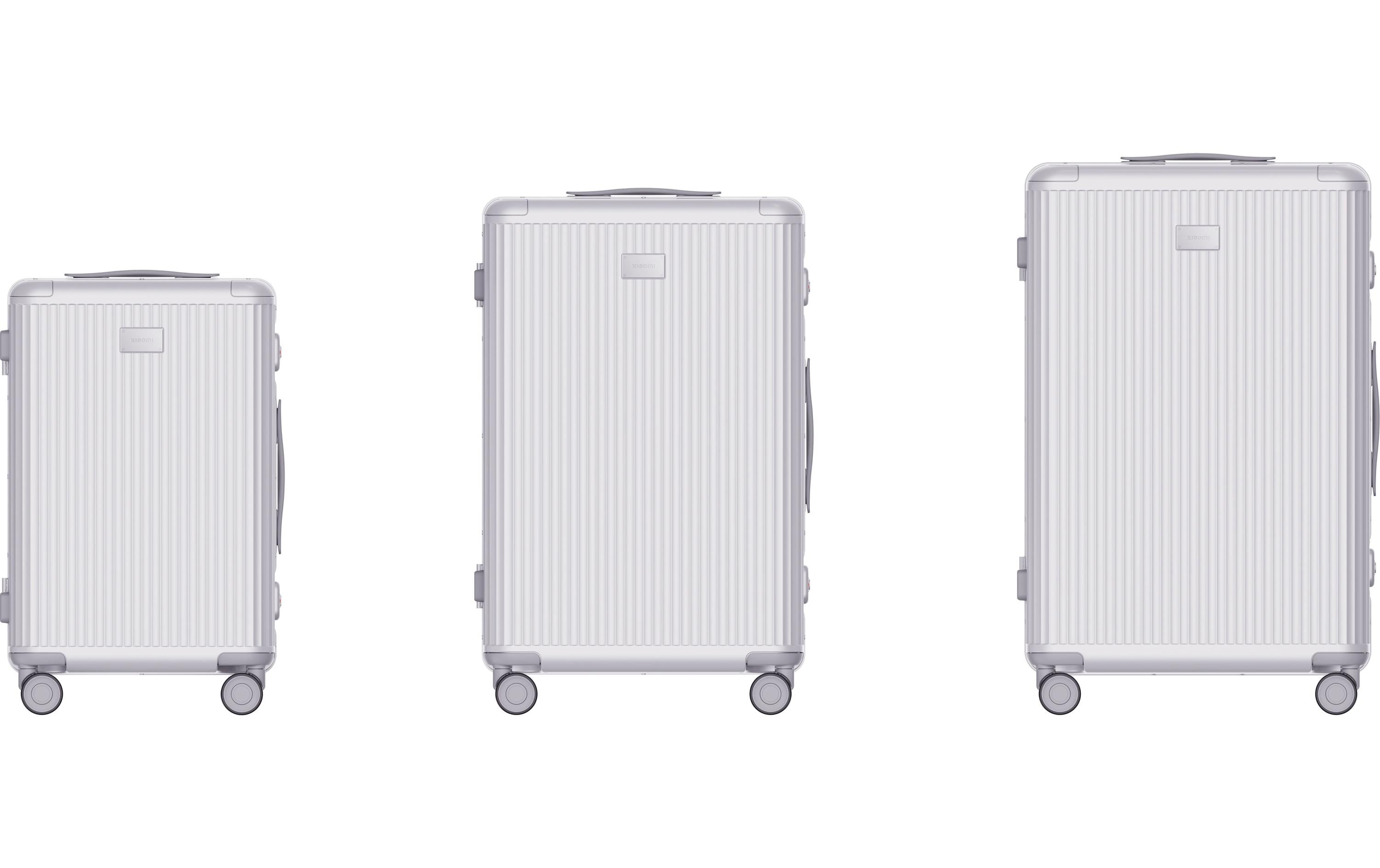 Rahmen Rollkoffer 82 l, Silber<br>Aluminium-Rahmen Rollkoffer