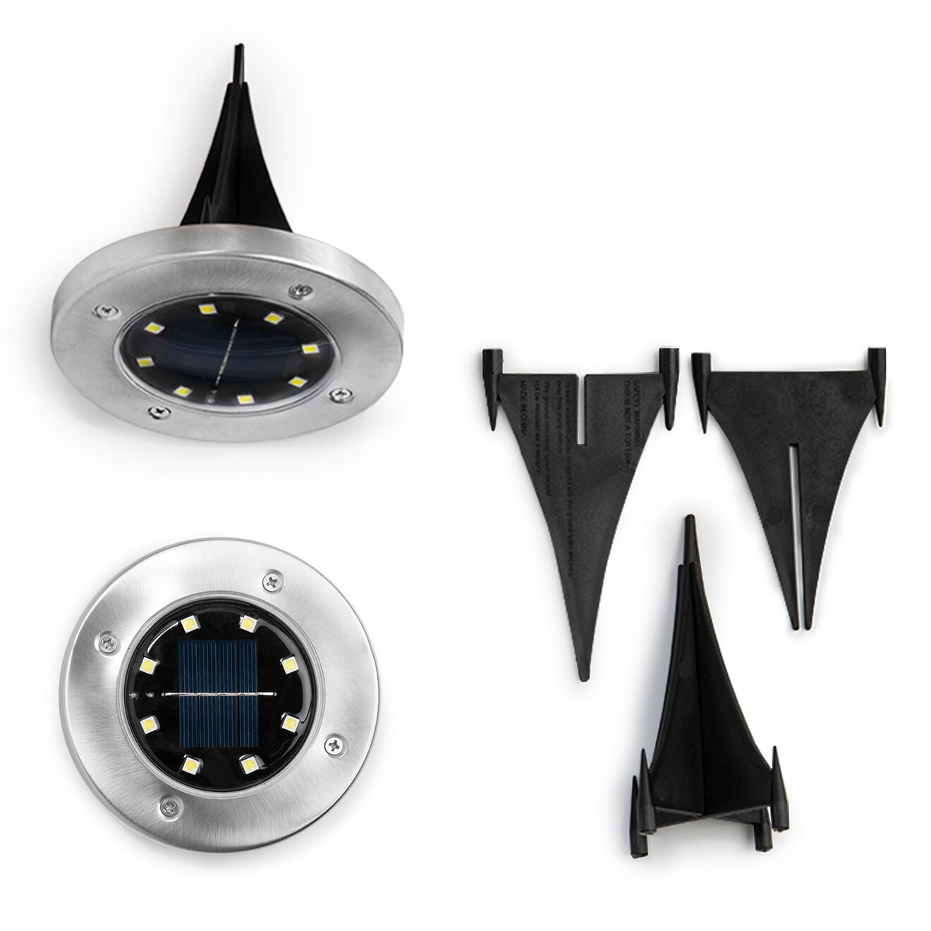 Pratik Garden 10 balises solaires noires