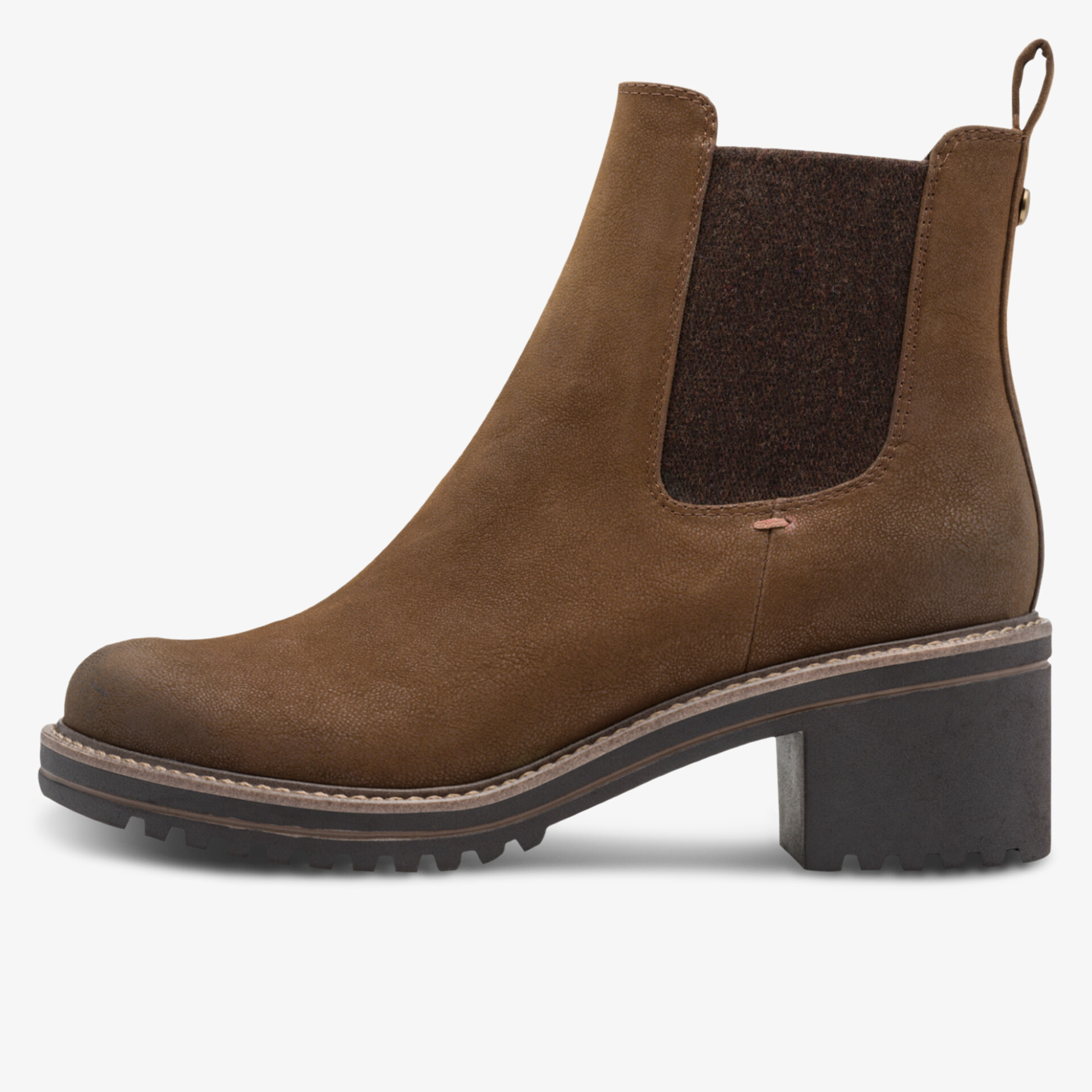 MARCO TOZZI Damen Chelsea Boots braun