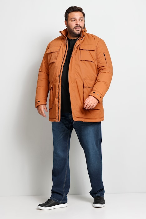 Boston Park Jacke, Bauchfit, Stehkragen, Zipper, bis 82