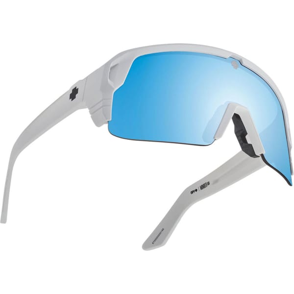 Lunette vélo SPY MONOLITH 5050 MATTE WHITE HAPPY BOOST POLAR ICE BLUE MIRROR