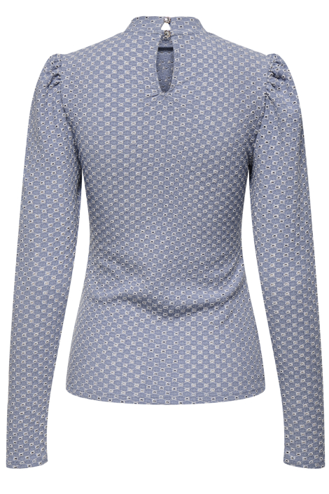 Only blauwe dames t-shirt