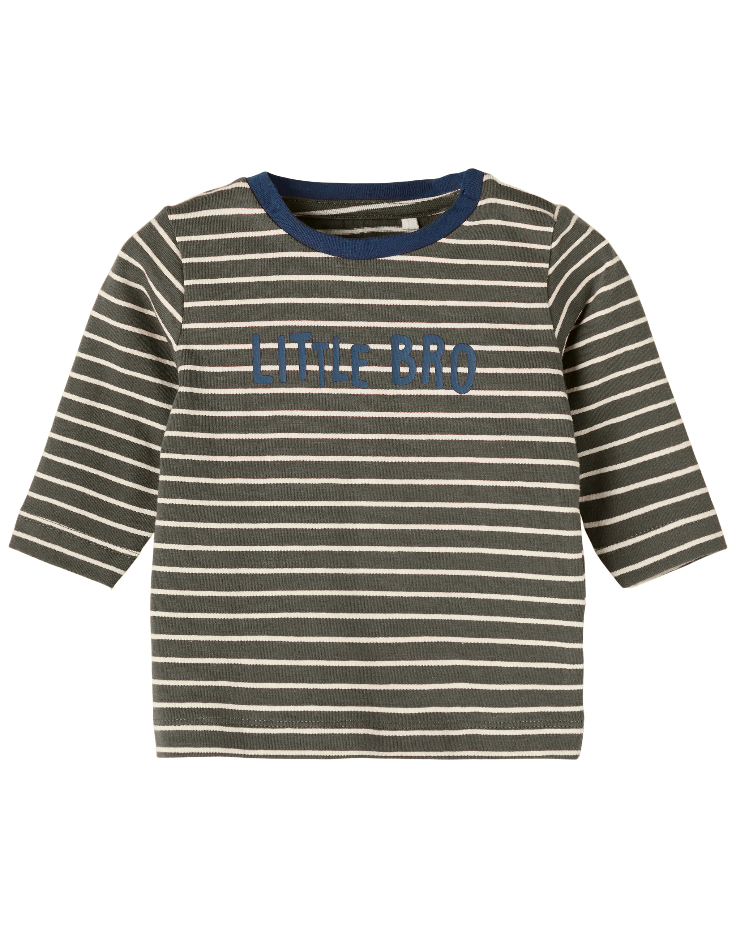 T-Shirt NBMTIS gestreift in tarmac