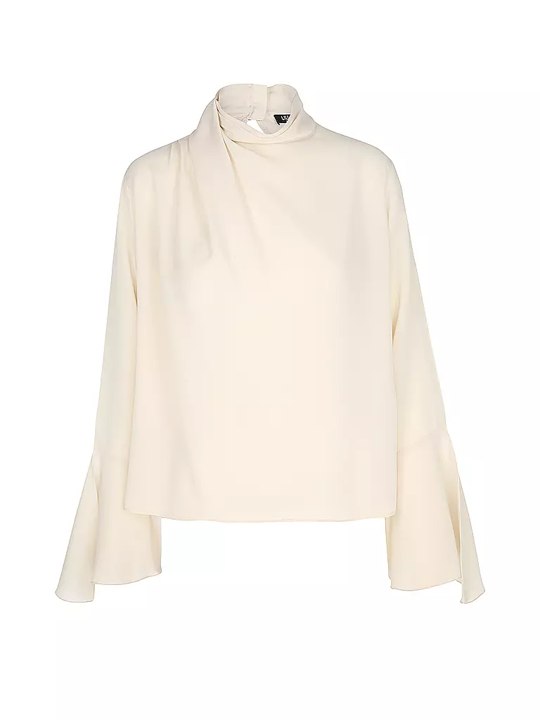 LIU JO Seidenbluse TUNICA DRAPPEGGIATA beige