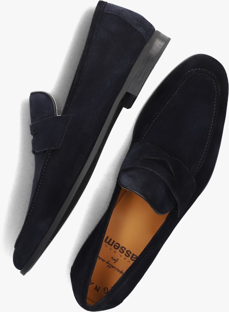 blauwe magnanni loafers 24412