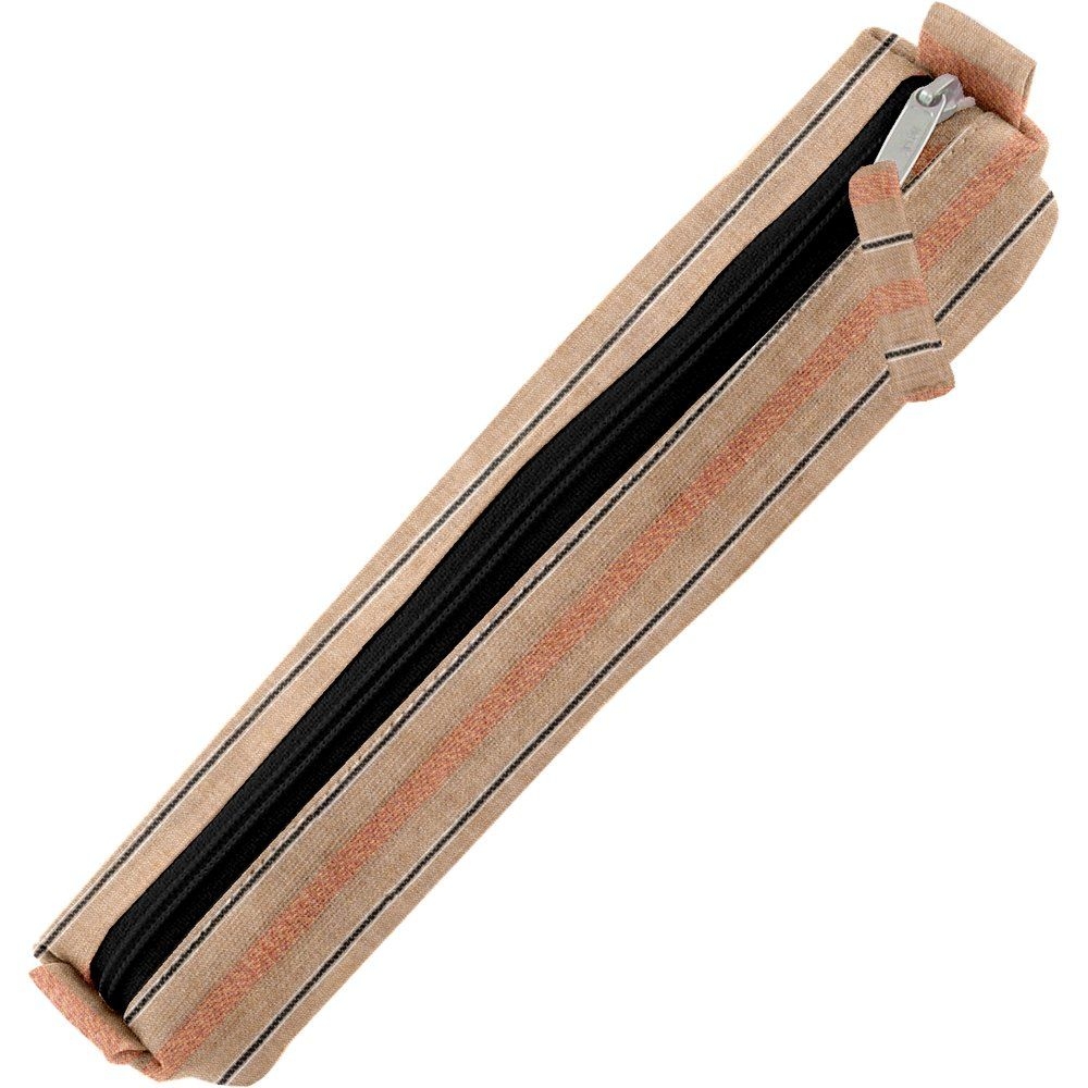 Mini Trousse Rayure Bronze Cuivrée