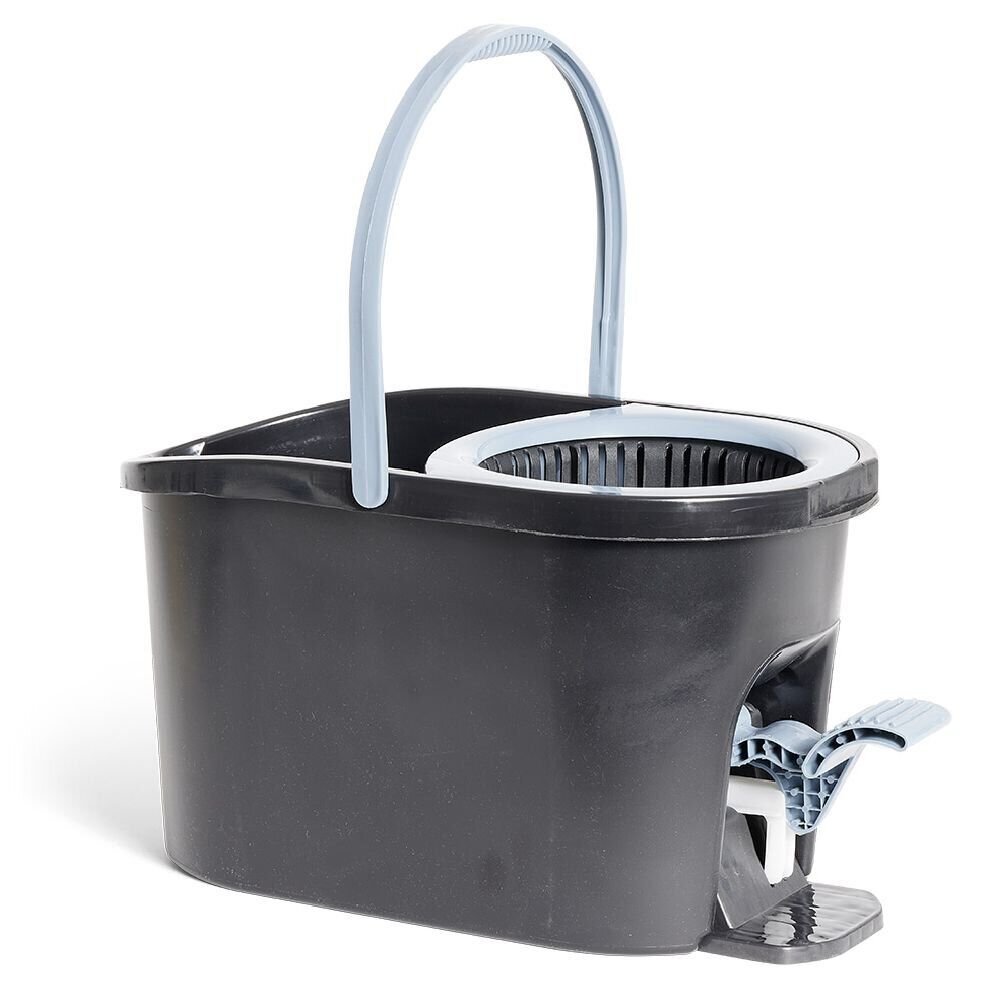 Seau essoreur 5L à pédale avec balai rotatif