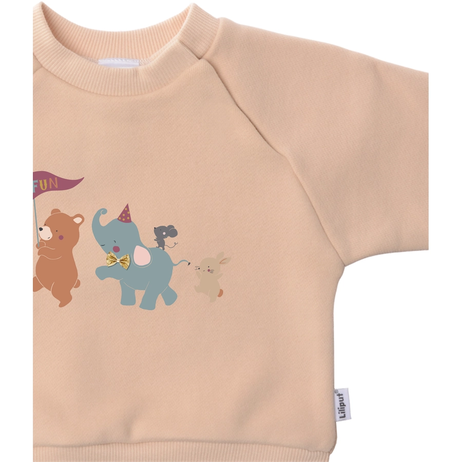 Liliput Sweatshirt Tierparade beige