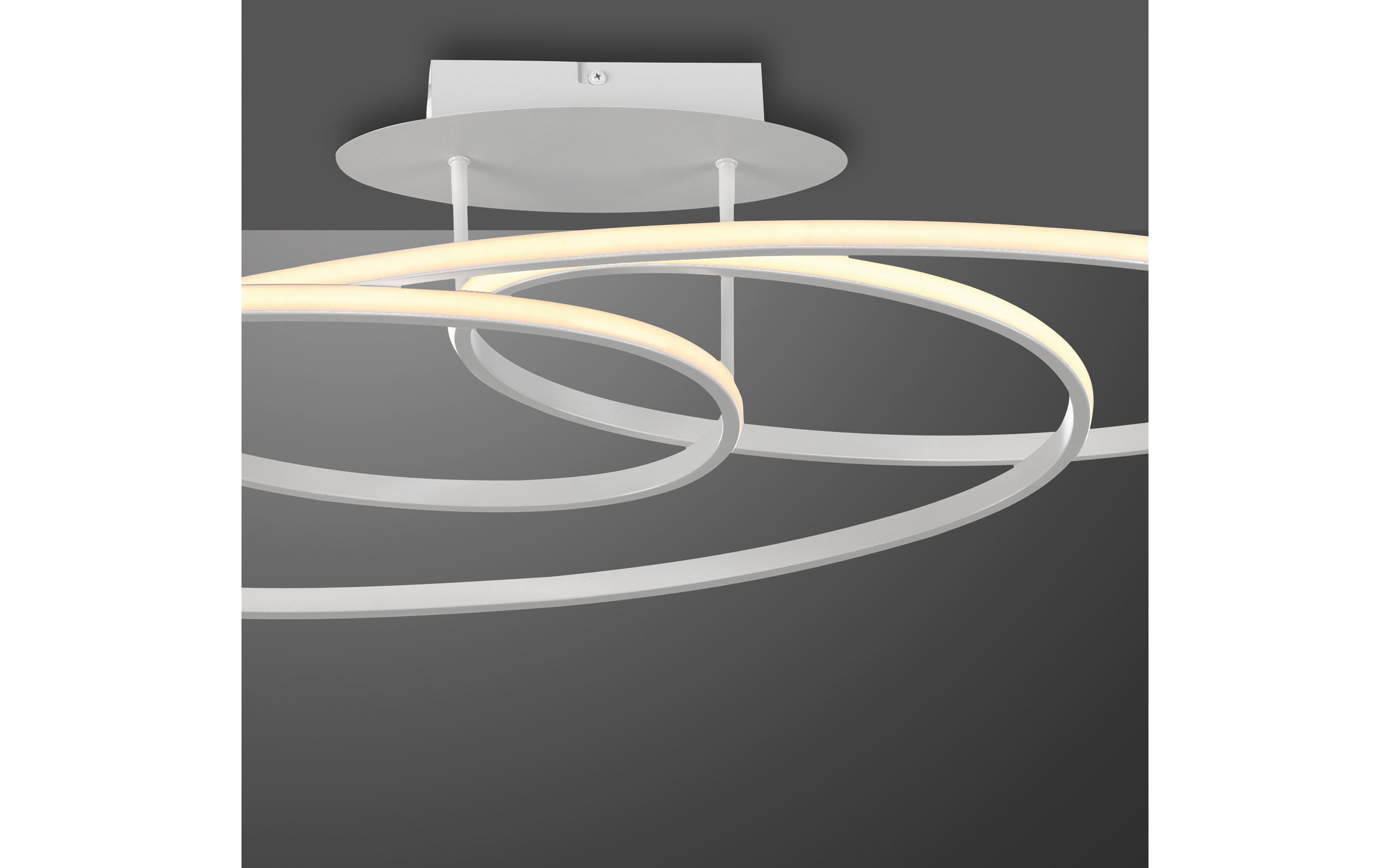 LED-Deckenleuchte Lumaca, weiß