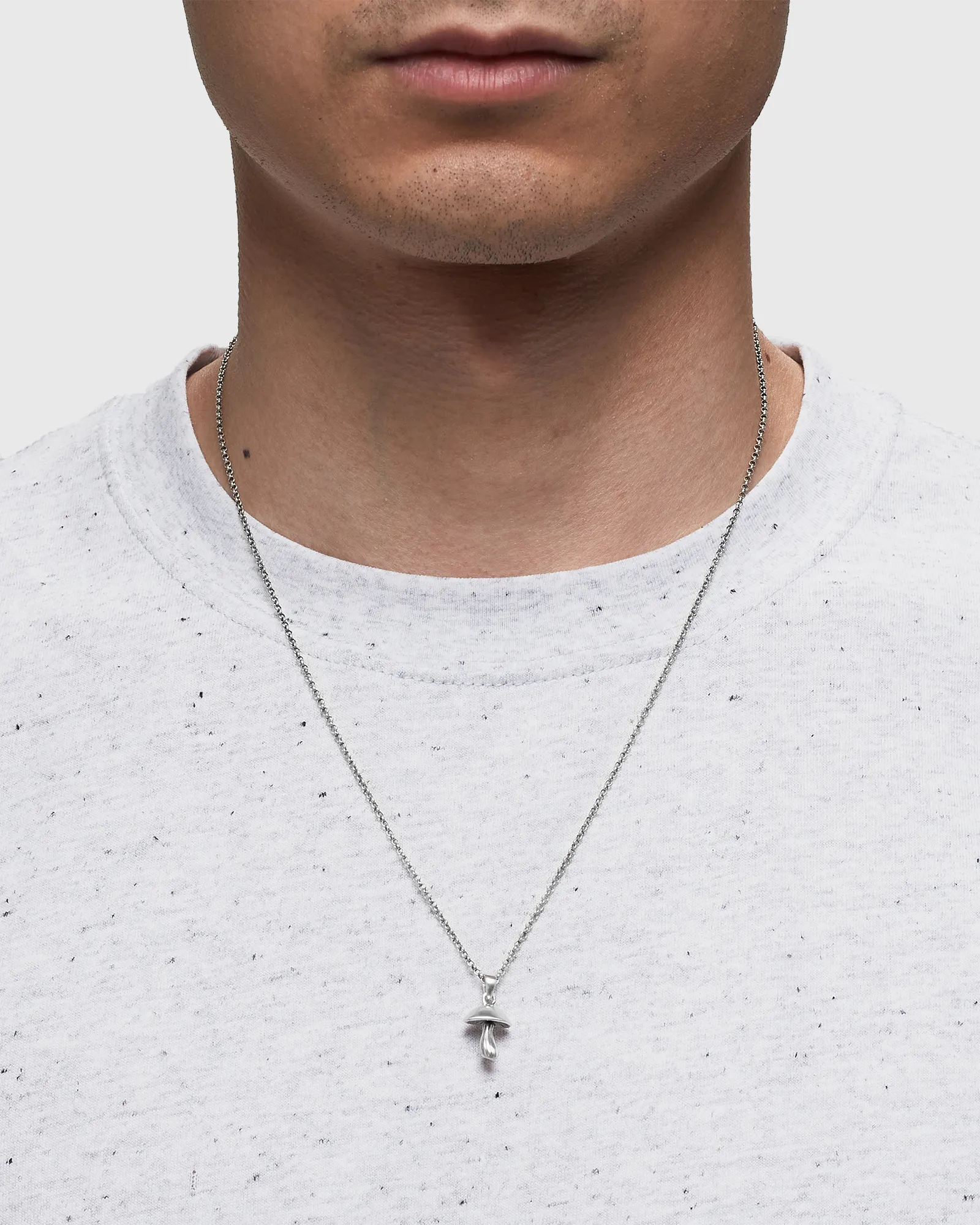 Serge DeNimes Silver Mushroom Necklace