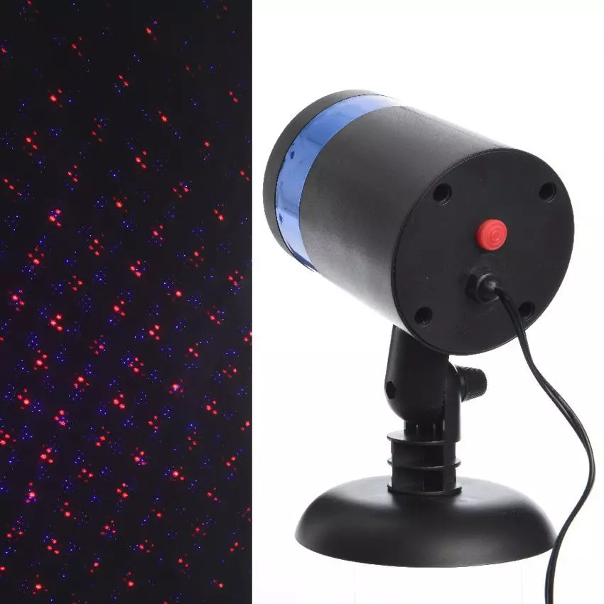 Projecteur laser à détecteur Points lumineux LED Bleu et rouge