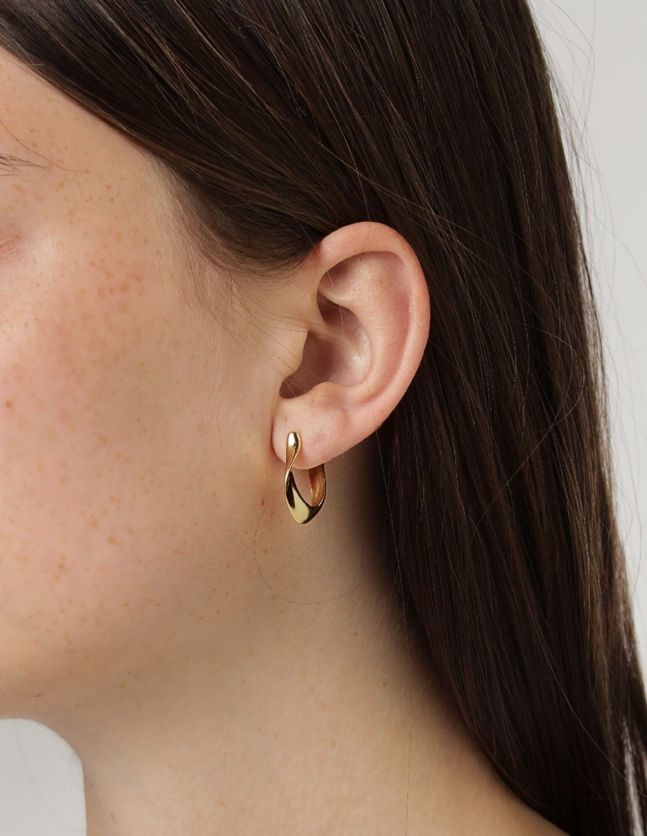 Nana Øreringe | 925 sterling sølv/18k forgyldt. 17 mm. 2 pcs. | Gold | & Copenhagen