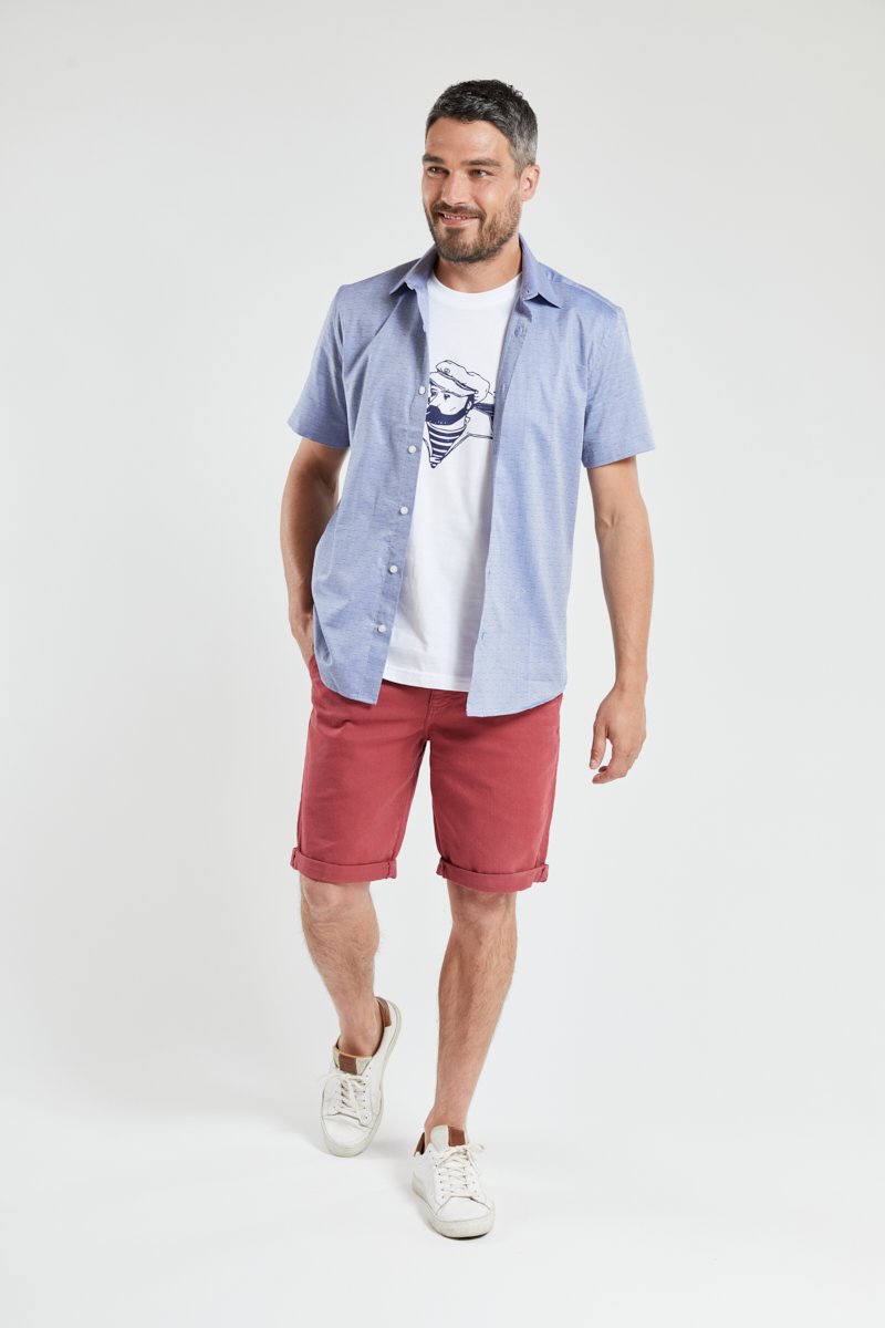 Chemise manches courtes - coton