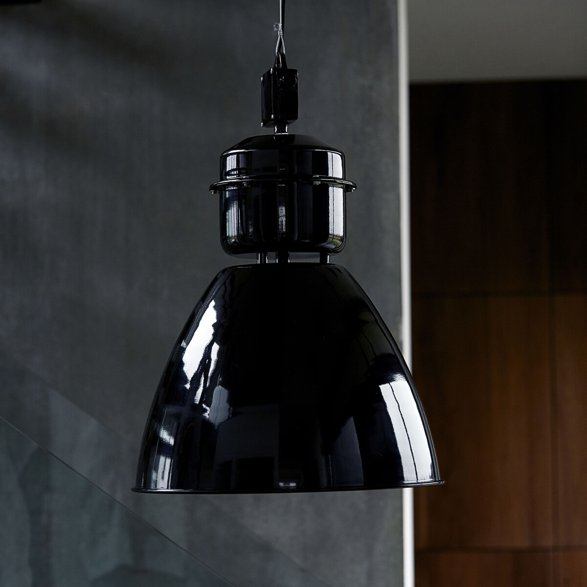House Doctor - Pendel Lampe - Volumen - Sort - Ø 35 CM