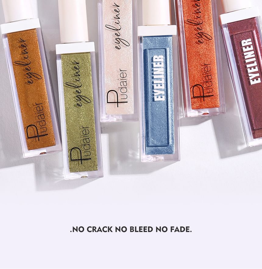 Pudaier - Waterdichte Metallic Vloeibare Eyeliner - 12 Kleuren