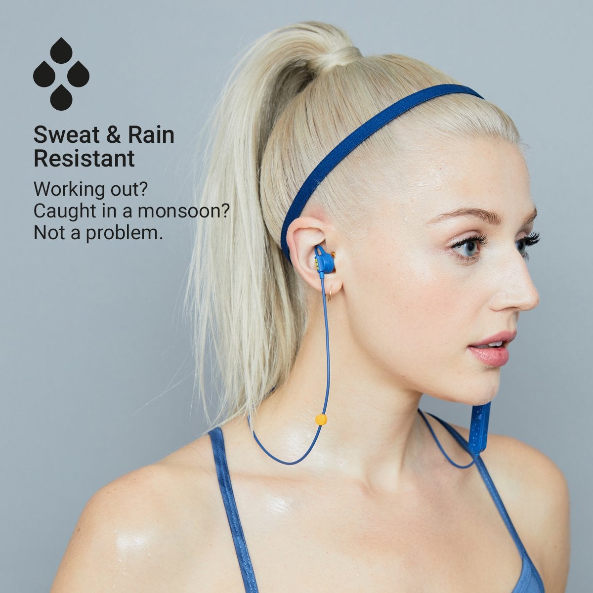 JAM Live Loose Blue Bluetooth-oordopjes