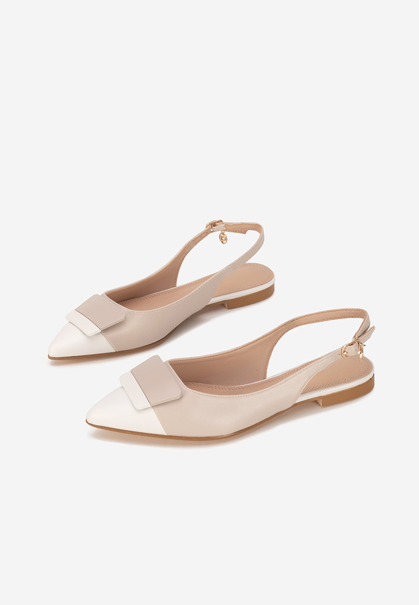 Ballerines à bout pointu beige Alaida V2