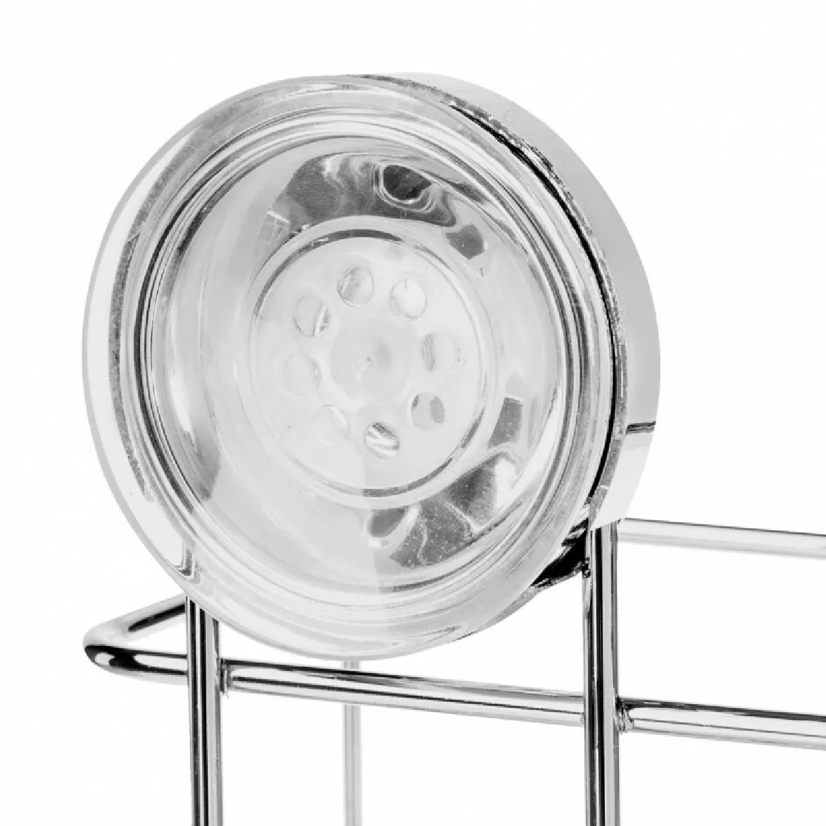 Panier Metallo Ventouse - Argent