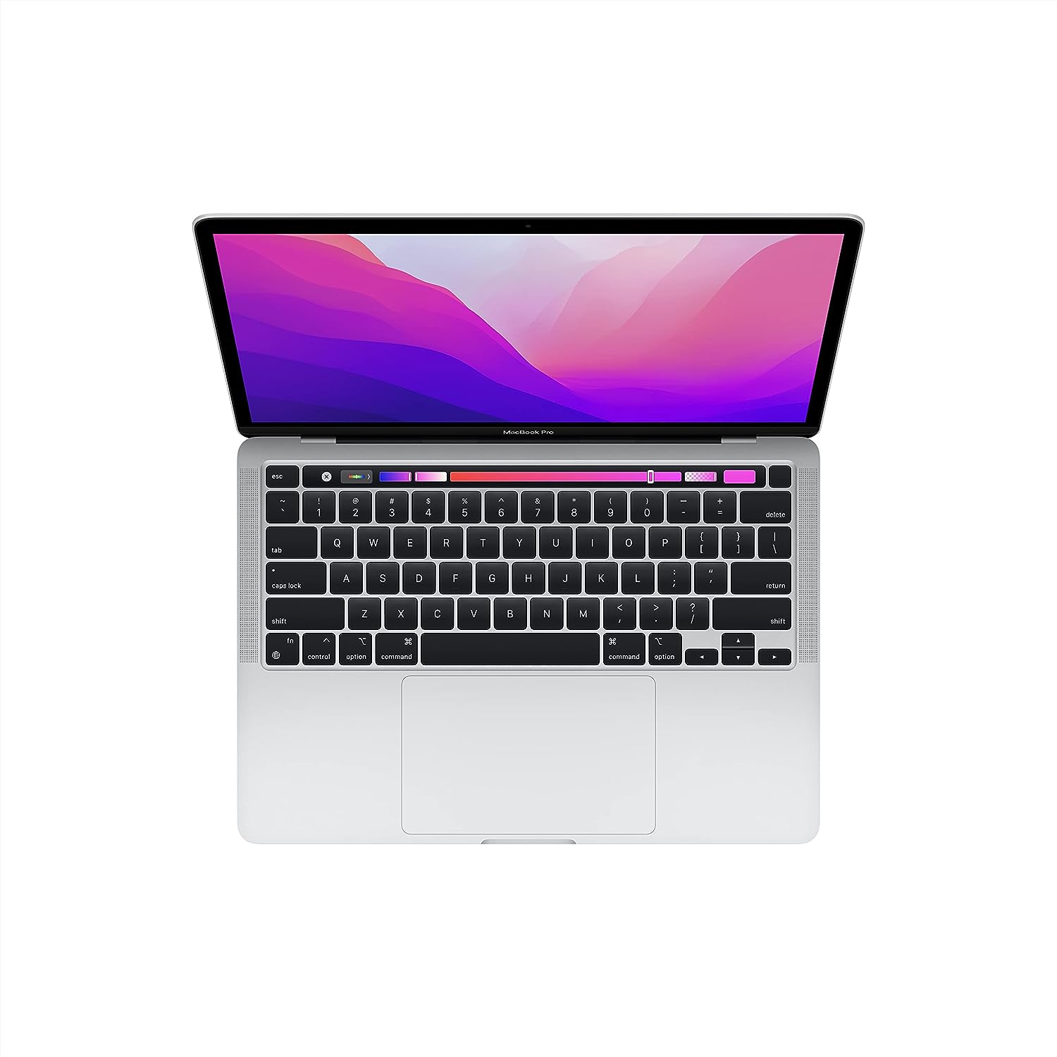 Notebook Apple MacBook Pro 2022 com chip M2: Tela Retina de 13 polegadas, 8 GB de RAM, 512 GB de armazenamento SSD, Touch Bar, teclado retroiluminado, câmera FaceTime HD. Compatível com iPhone e iPad; Prateado