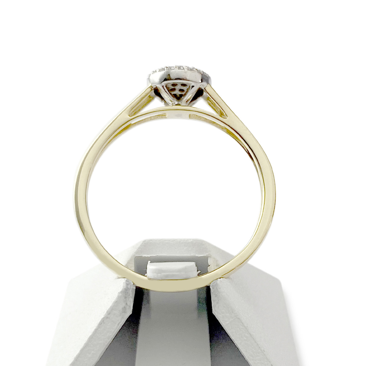 Bague d'occasion 2 ors 750 diamants