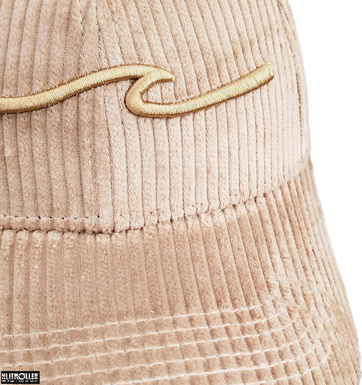 Klitmøller Rig Wear Dad Corduroy Wave Kasket Beige