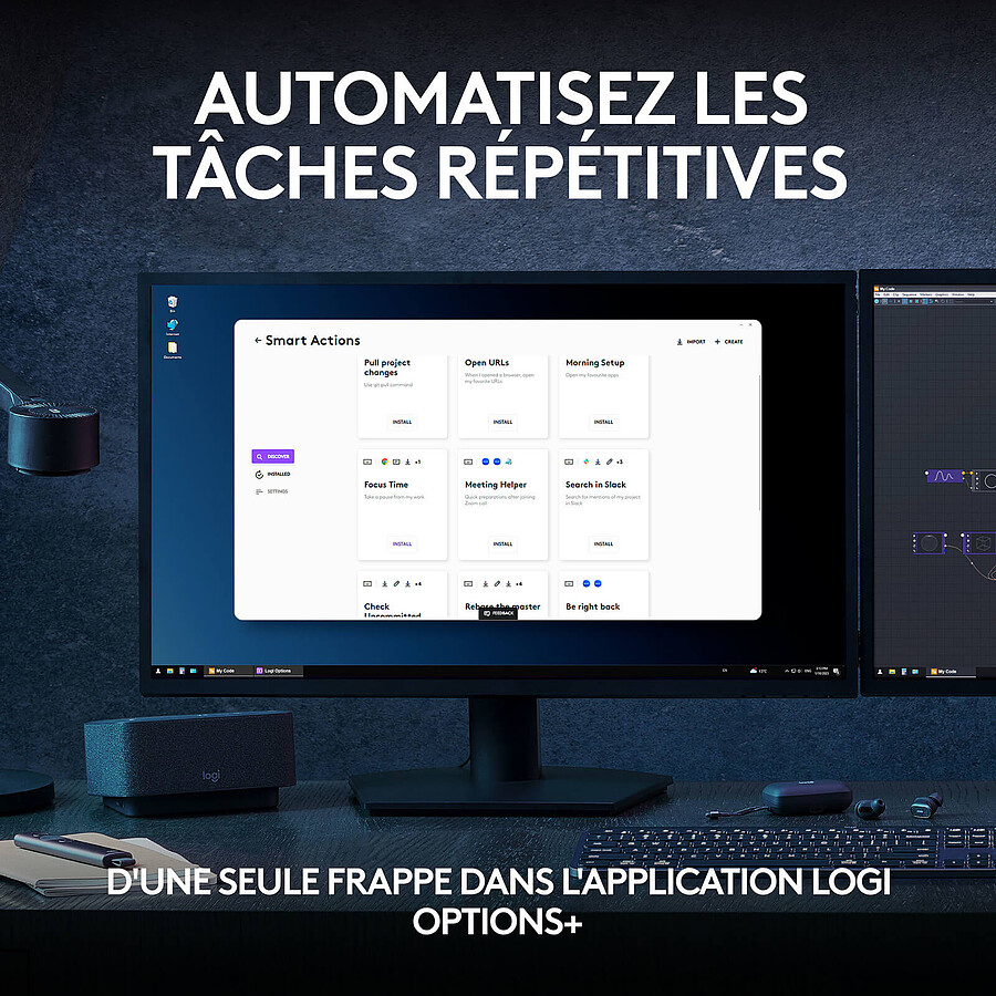 Logitech MX Keys S - Gris pâle