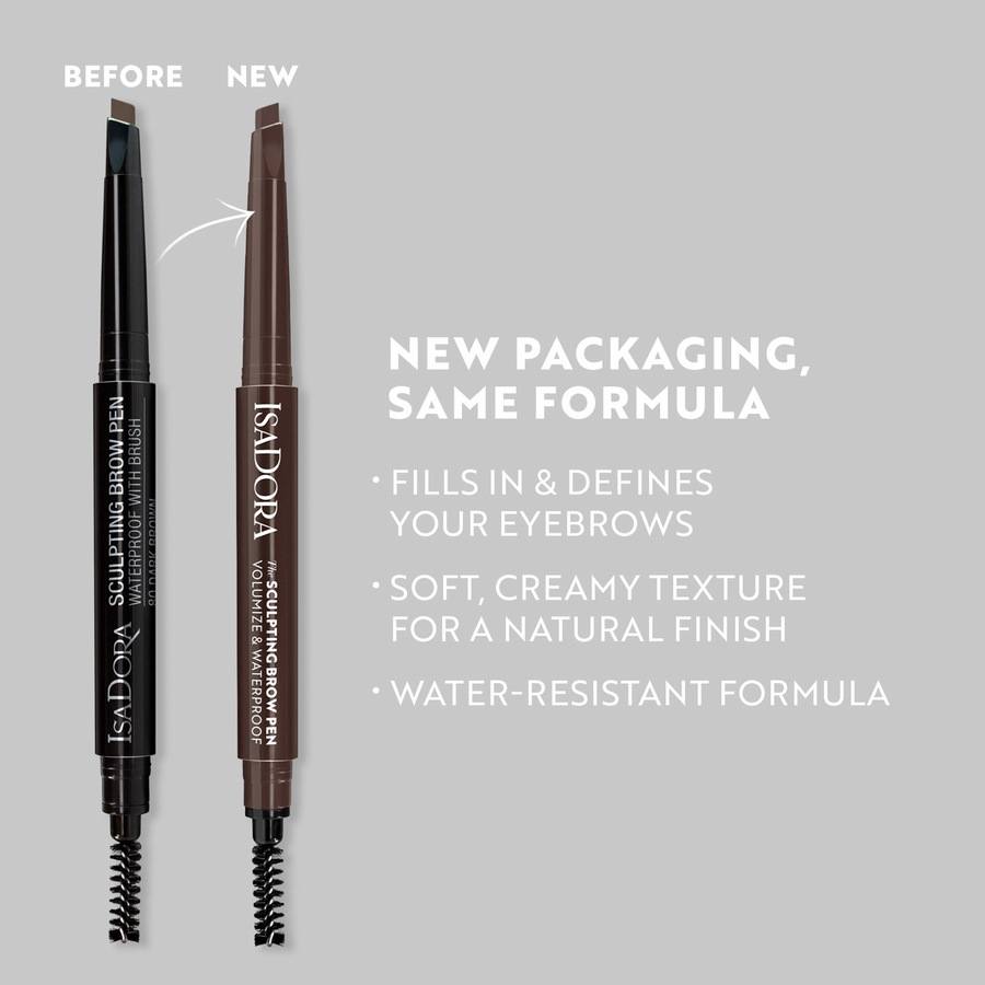 IsaDora The Sculpting Brow Pen Volumize & Waterproof 03 Medium Brown 0,2g