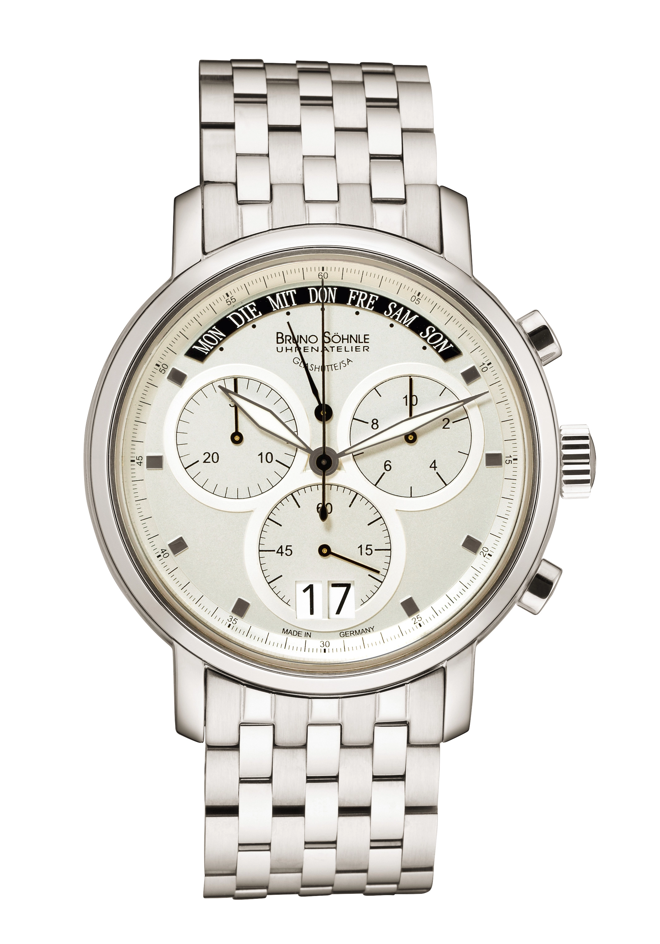 Bruno Söhnle Herrenchronograph Marcato Beige 17-13143-242