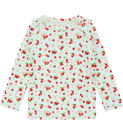 Hust and Claire Bådebluse - Maiak - UV50+ - Wan Blue m. Print