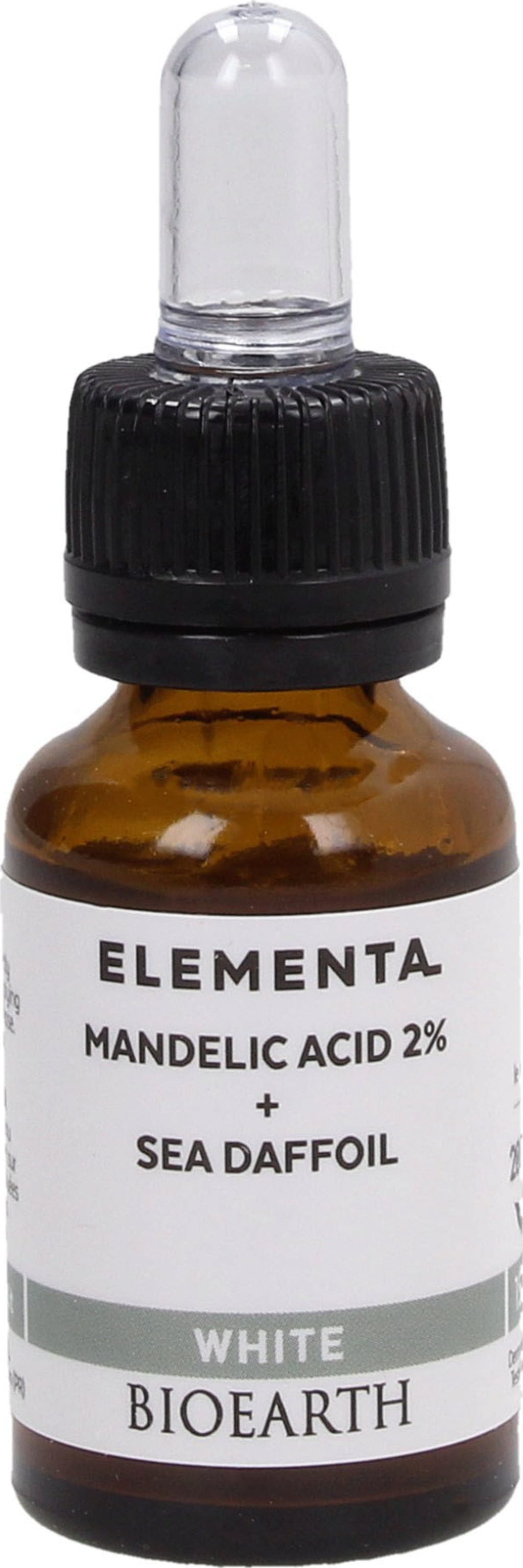 BIOEARTH  ELEMENTA WHITE Mandelsäure 2% + Dünen-Trichternarzisse, 15 ml