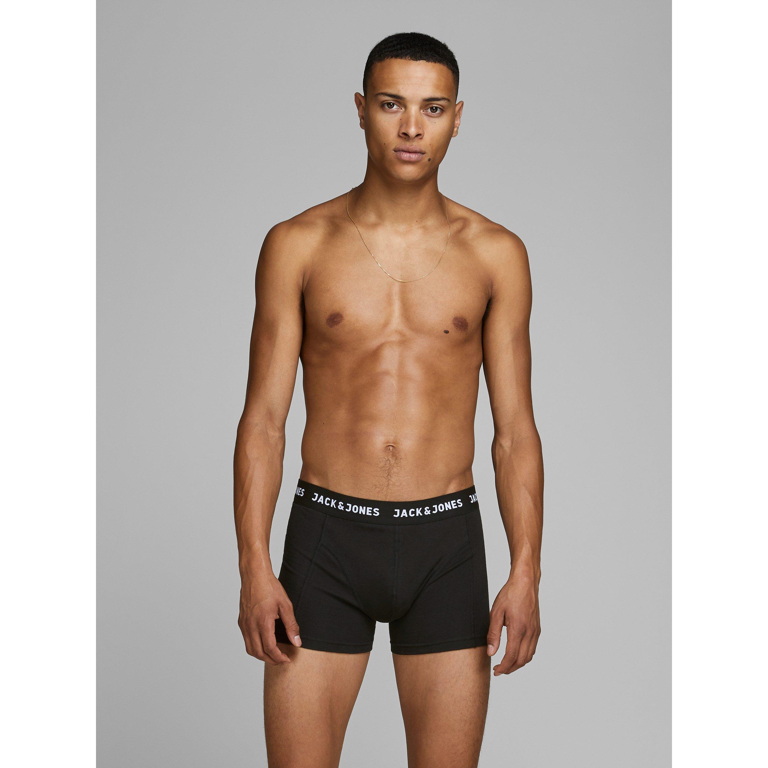 Jack and Jones Anthony 3 Pack Boxer Trunk Mens