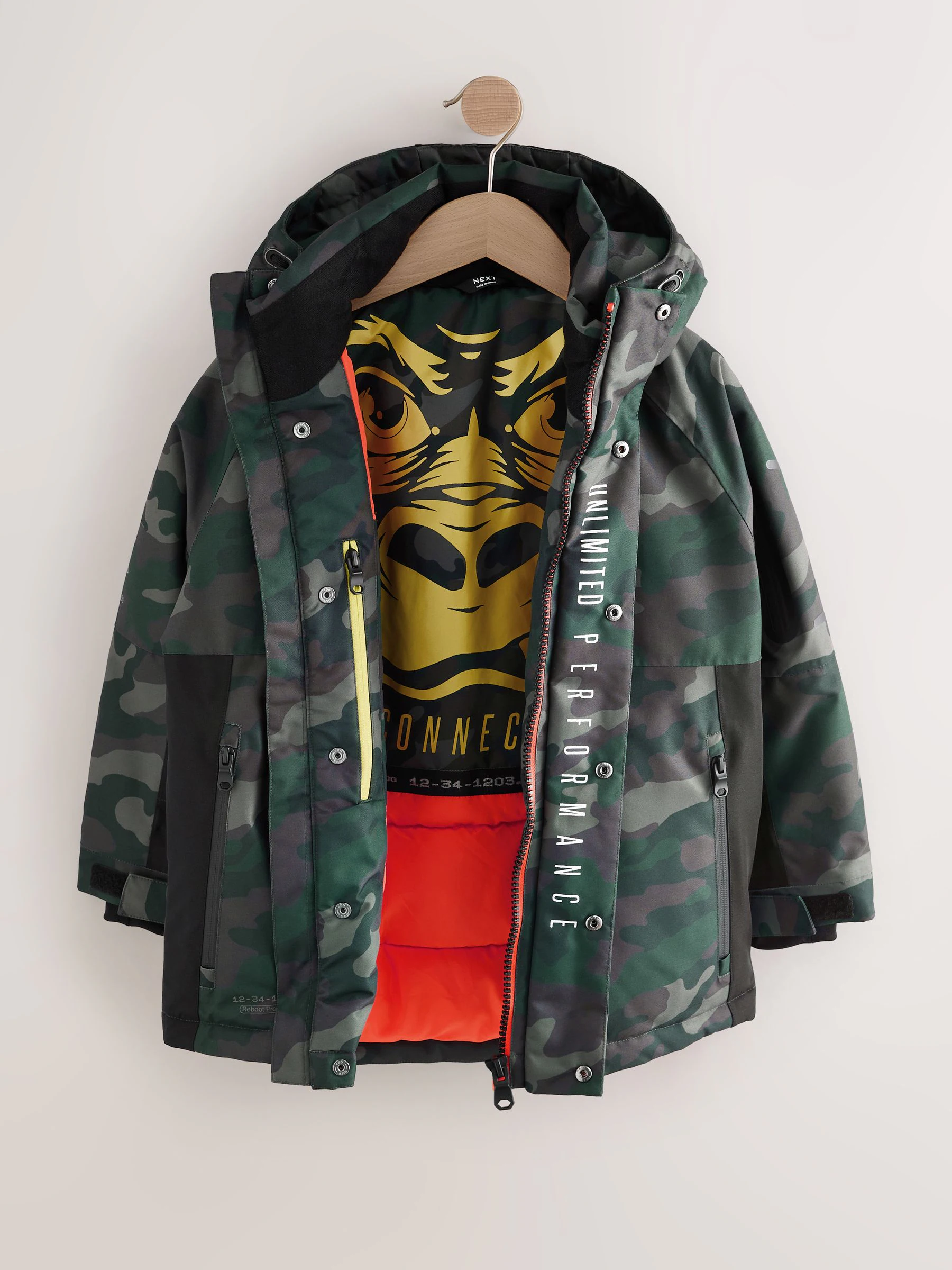 Camouflage - Premium waterdichte parkajas (3-16jr)