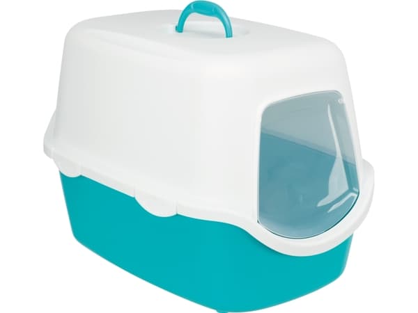 Trixie Vico kattetoilet, 40x40x56 cm, turkis/creme